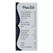 25 Pack Business Price List Baby Pink Cosmos On Na Werbekarte (Hinten)