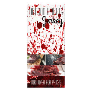 25 Pack Business Price List Blood Spritzer Vampire Werbekarte