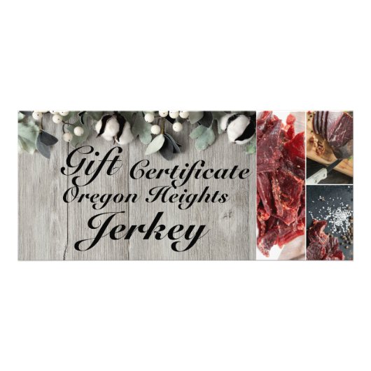 25 Pack Geschenkgutschein Baumwolle Pflanze Bar Werbekarte (Vorne)