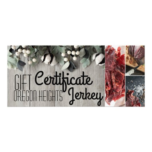 25 Pack Geschenkgutschein Baumwolle Pflanze ber Werbekarte (Vorne)