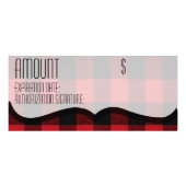 25 Pack Geschenkgutschein Hirsch Doe Buck Wo Werbekarte (Hinten)