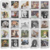 25 Personalisierte ADVENT CALENDAR-FOTOS NAME Aufkleber (Vorderseite)