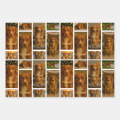 25 Personalisierte Vorlage für FotoCollage Geschenkpapier Set (Vorderseite)