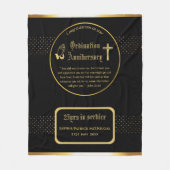 25. Pfarrer Priester Jubiläum Gift Ordination JEDE Fleecedecke (Vorderseite)