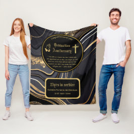 25. Pfarrer Priester Jubiläum Gift Ordination JEDE Fleecedecke