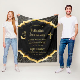 25. Pfarrer Priester Jubiläum Gift Ordination JEDE Fleecedecke