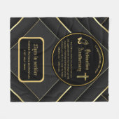 25. Pfarrer Priester Jubiläum Gift Ordination JEDE Fleecedecke (Vorderseite (Horizontal))