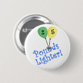 25 Pfund Feuerzeug- Button (Vorne & Hinten)