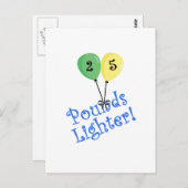 25 Pfund leichter Postkarte (Vorne/Hinten)