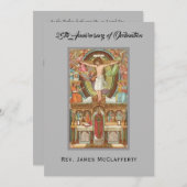  25. Priester Ordination Jubiläum Einladung (Vorne/Hinten)