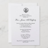 25. Priester Ordination Jubiläum Invit Einladung (Rückseite)