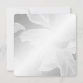 25. Rose Garden Foto Jubiläum Einladung (Rückseite)