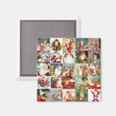 25 Santas Magnet (Vorderseite/Rückseite)