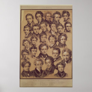 25 Schüler aus dem Studio Antoine Poster