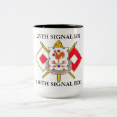 25. SIGNAL BATTALION 160. SIGNAL BRIGADE  ZWEIFARBIGE TASSE (Mittel)