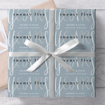 25. Silberblauer Hochzeitstag