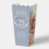 25. Silberhochzeit Geschenkschachtel (Rückseite)