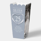 25. Silberhochzeit Geschenkschachtel (Vorderseite)