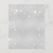 25. Silberhochzeit Glitzer (Rückseite)