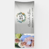 25. Silberhochzeit Jubiläum Foto ecalyptus Banner (Vertikal)