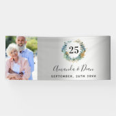 25. Silberhochzeit Jubiläum Foto ecalyptus Banner (Horizontal)