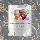 25. Silberhochzeit Jubiläum Foto Empfang Poster