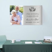 25. Silberhochzeitjubiläum Foto Banner (Messeveranstaltung)