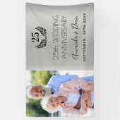 25. Silberhochzeitjubiläum Foto Banner (Vertikal)