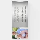 25. Silberhochzeitstag Foto Banner (Vertikal)