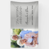 25. Silberhochzeitstag Foto Banner (Vertikal)