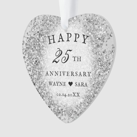 25. Silberne Hochzeit 2. Ornament (Vorderseite)