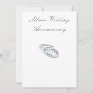 25. silberne Hochzeit Einladung