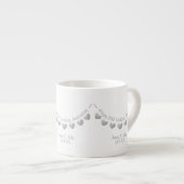 25. Silberne Hochzeitssandlung Espressotasse (Vorderseite Rechts)