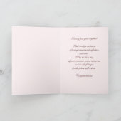 25. Silberne Hochzeitstag Grußkarten Karte (Innenseite)