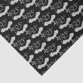 25. Silberner Hochzeitstag Seidenpapier (Ausschnitt)