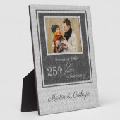 25. Silberner Jahrestag Damaskus Foto Fotoplatte (Seite)