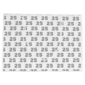 25. Silberner Jahrestag Geburtstagsgeschenktaschen Große Geschenktüte (Rückseite)