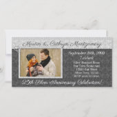 25. Silberner JubiläumsDamaskus mit Foto (Vorderseite)