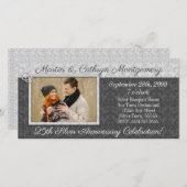 25. Silberner JubiläumsDamaskus mit Foto (Vorne/Hinten)