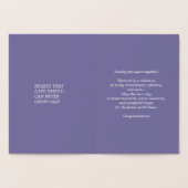 25. Silver Anniversary Real Foil Grußkarten Folienkarte (Innenseite)