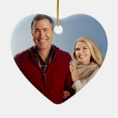 25. Silver Foto Hochzeit Jubiläum mit Foto Keramikornament (Hinten)