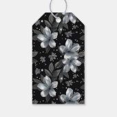 25. Silver Glitzer Blumenzwiebeln Geschenkanhänger (Rückseite)