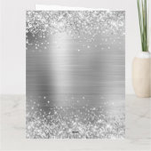 25. Silver Happy Wedding Anniversary Karte (Rückseite)