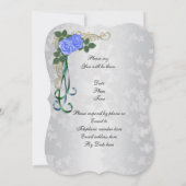25. Silver-Jubiläum Einladung Blue Rose (Rückseite)
