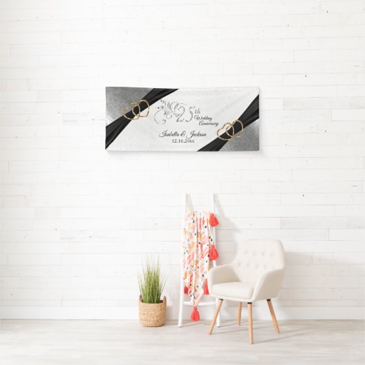 25. Silver Jubiläum / Geburtstag Banner (Insitu)