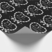 25. Silver-Jubiläum Geschenkpapier (Ecke)