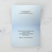 25. Silver Ordination Jubiläum Priest, Kreuz Karte (Innenseite)