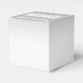 25. Silver Wedding Anniversary Custom Vielen Dank Geschenkschachtel (Vorderseite)