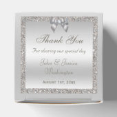 25. Silver Wedding Anniversary Custom Vielen Dank Geschenkschachtel (Oben)