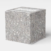 25. Silver Wedding Anniversary Custom Vielen Dank Geschenkschachtel (Vorderseite)